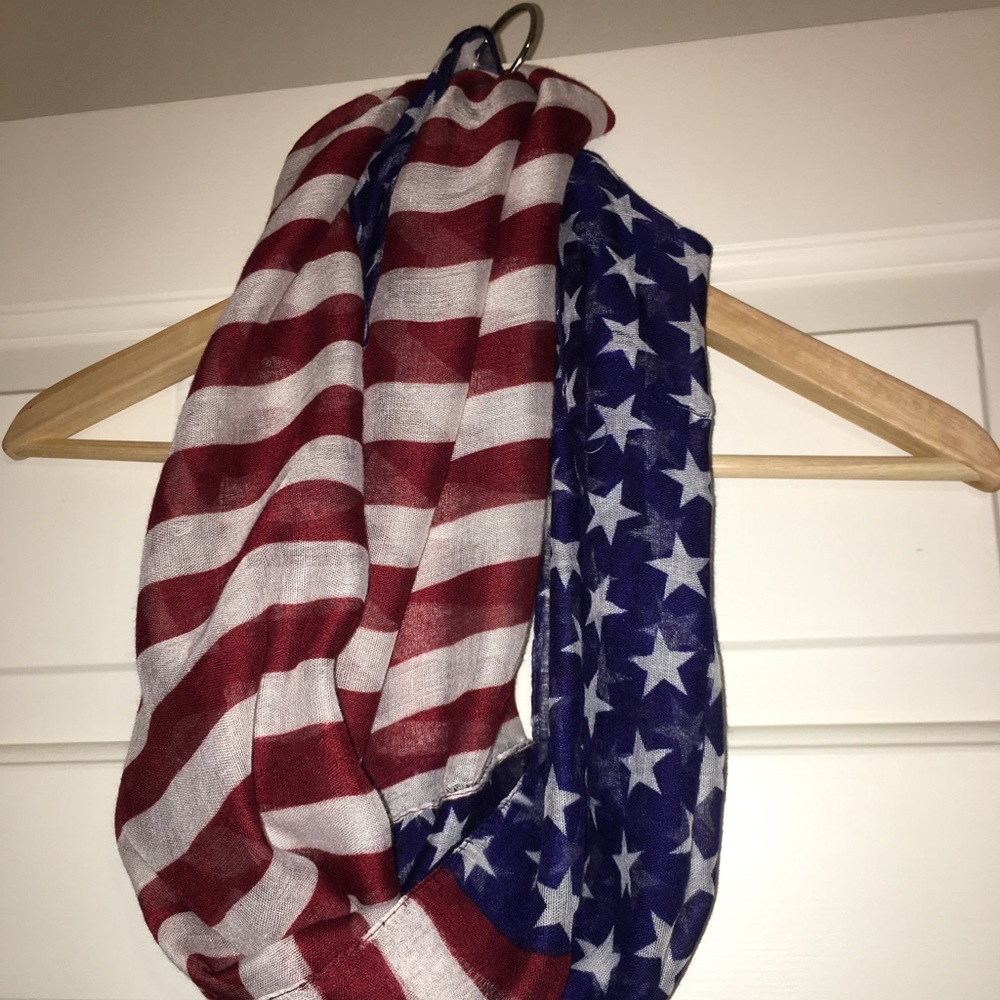 American flag scarf